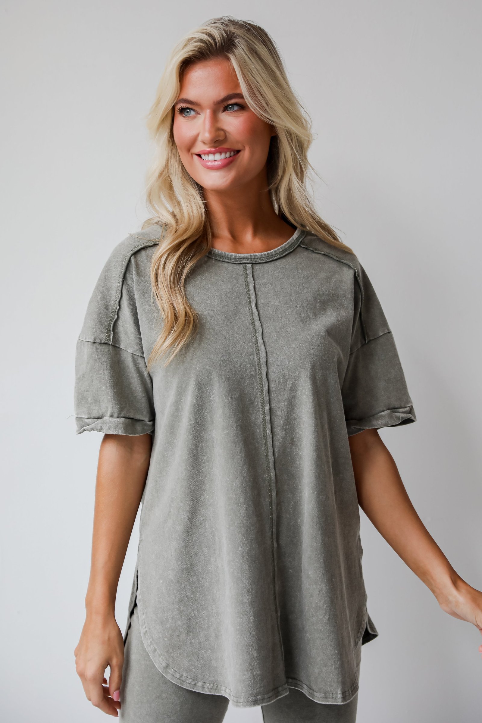 Comfy Mindset Oversized Tee - DU DEAL LT18